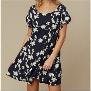 Altar’d State Embroidered Dress Black Size Small